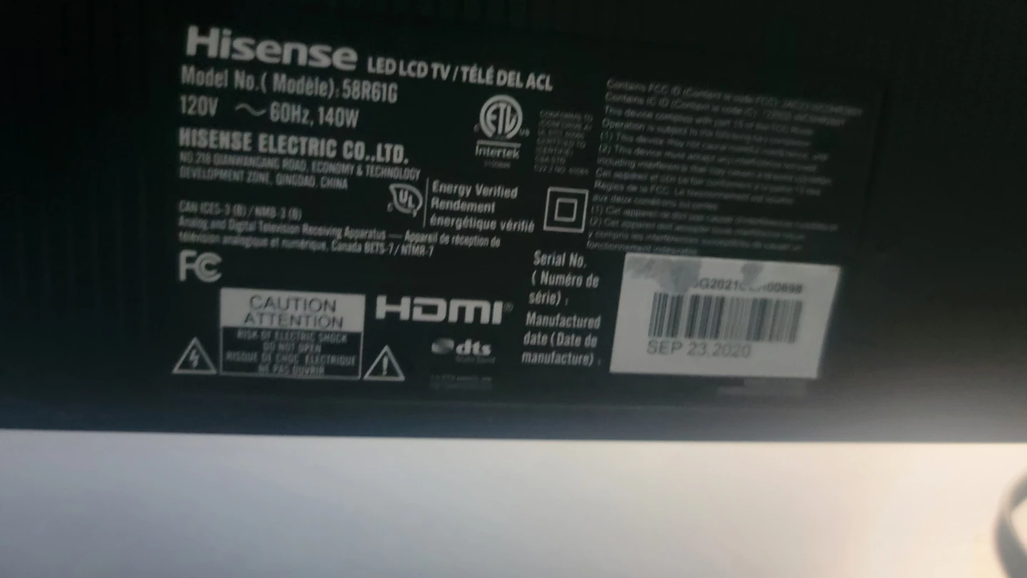 Smart Tv! Lg 49" / hisense 58"