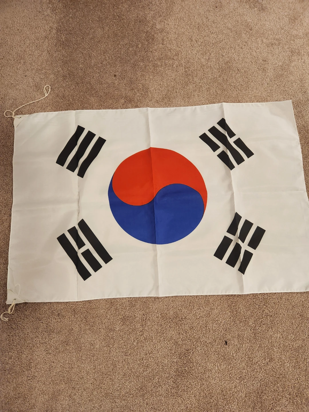 Large South Korea Flag 34.5" W x 22" L