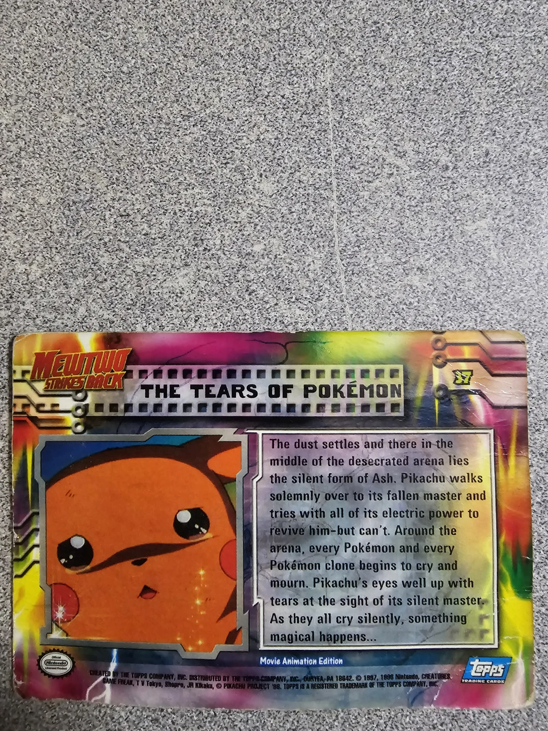 Pokémon The Tears of Pokémon Trading Card - photo 2