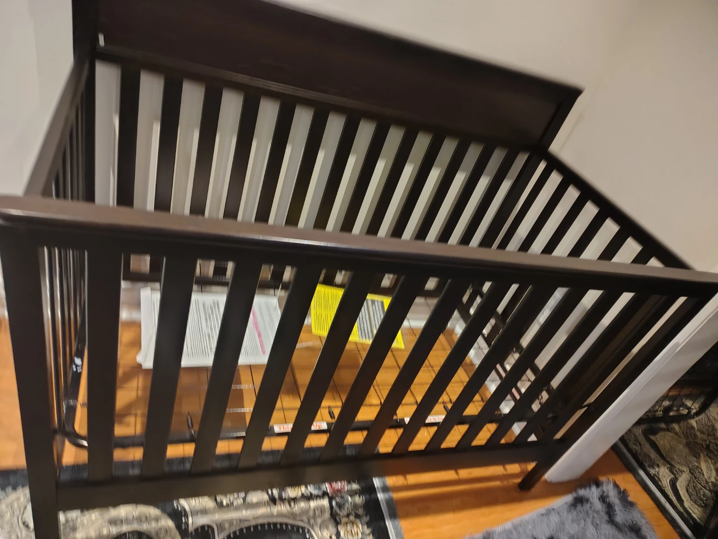 Dark Brown Wooden Crib - photo 3