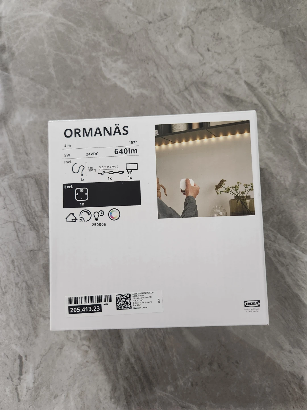 IKEA ORMANÄS LED Strip Light 4m