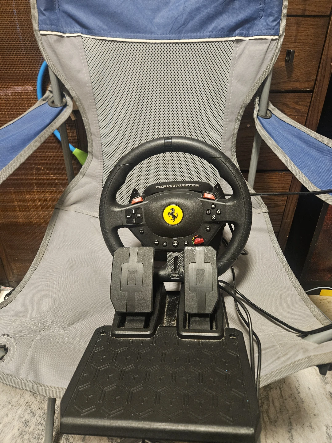 Thrustmaster Ferrari T300 RS Racing Wheel and Pedals.