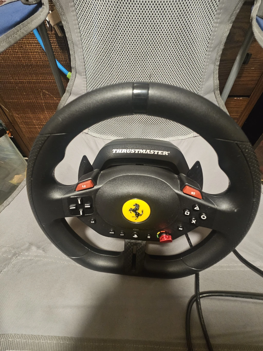 Thrustmaster Ferrari T300 RS Racing Wheel and Pedals. - photo 2