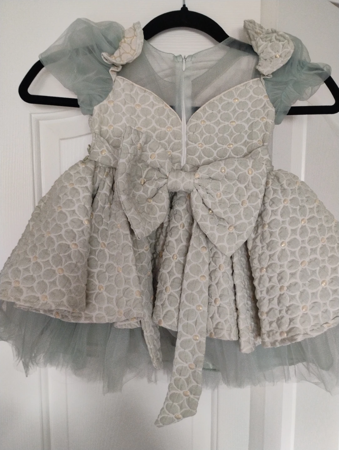 Little Toddler Girl's Fancy Party Dress - photo 2