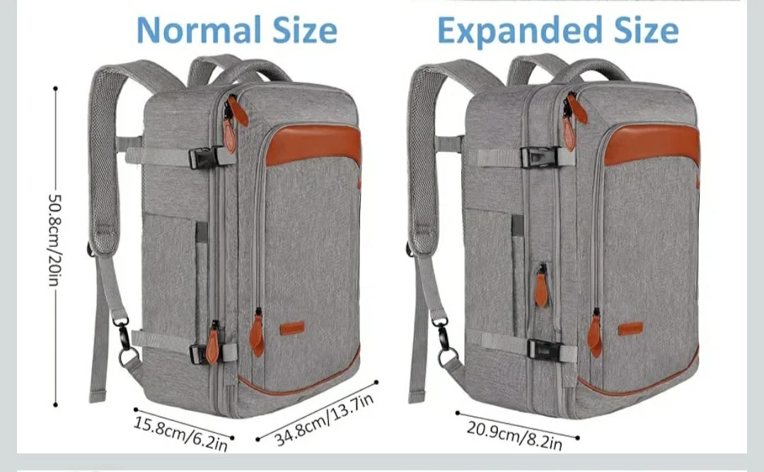 LUMSNER Expandable Travel Backpack