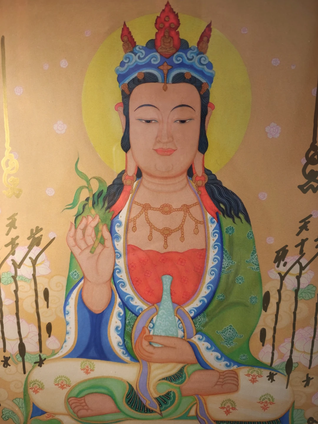 Framed Buddhist Art Painting - photo 2