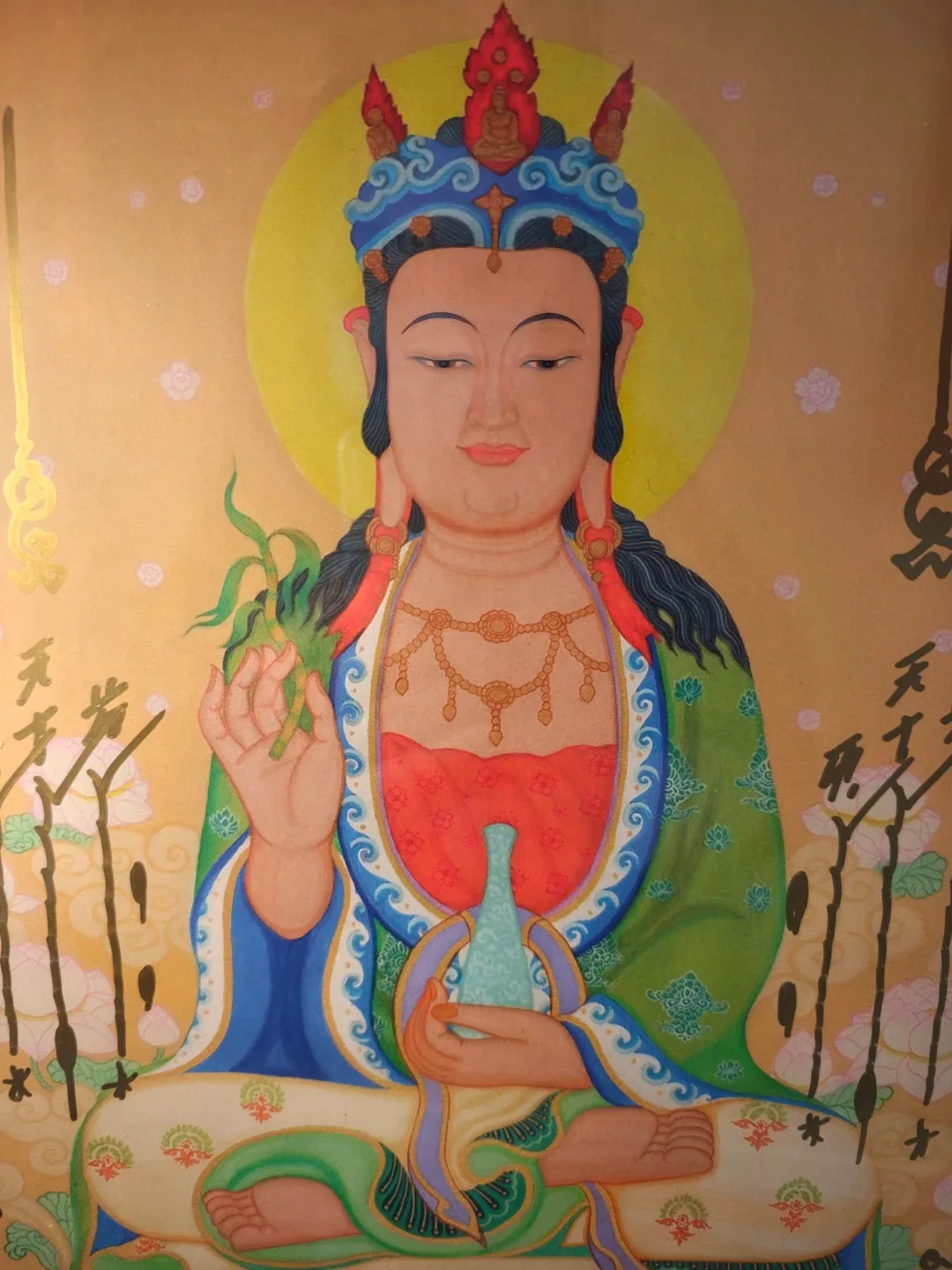 Framed Buddhist Art Painting - photo 2