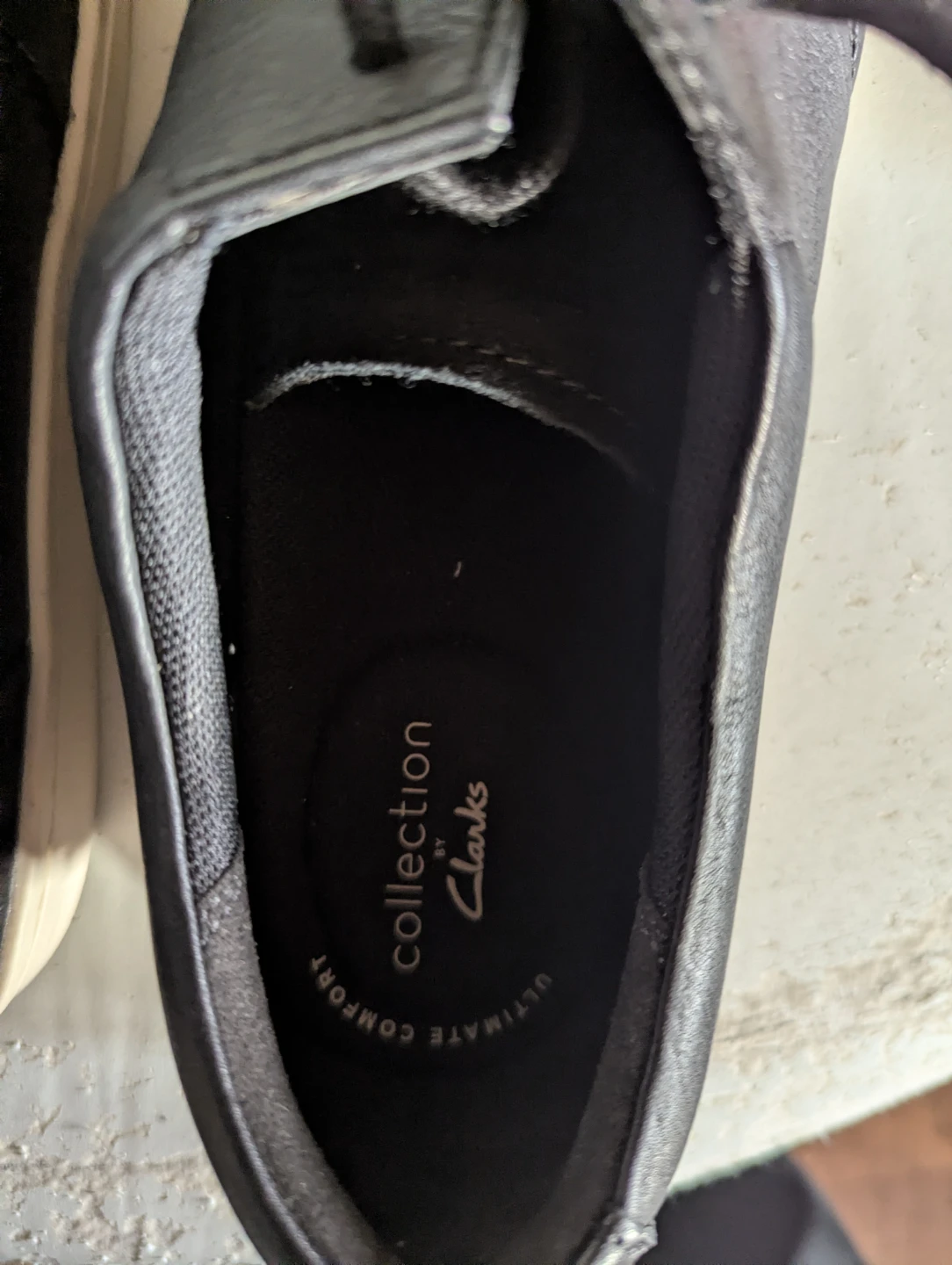 Clarks Collection Black Leather Lace-Up Sneakers - photo 3