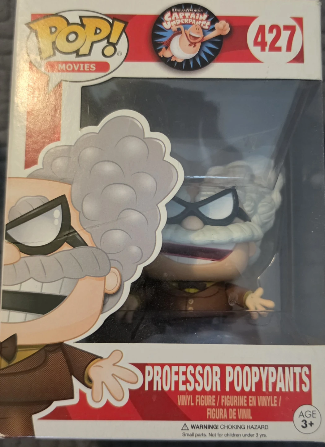 Funko Pop! Movies Professor Poopypants #427 Captain Underpants