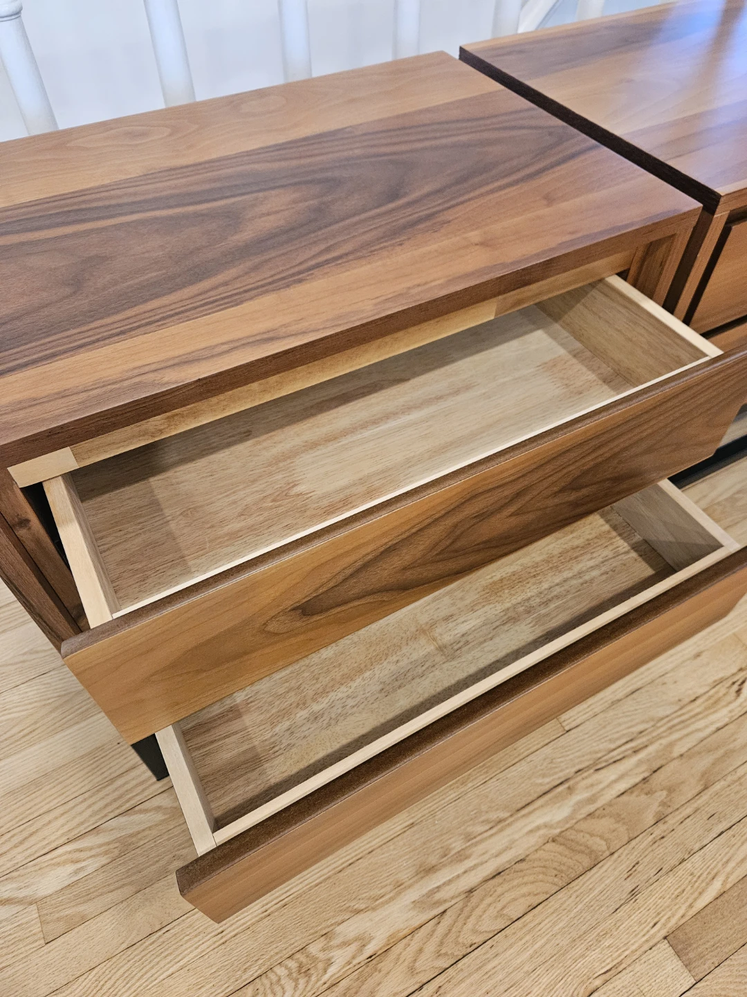 MCM Walnut Nightstands - photo 2