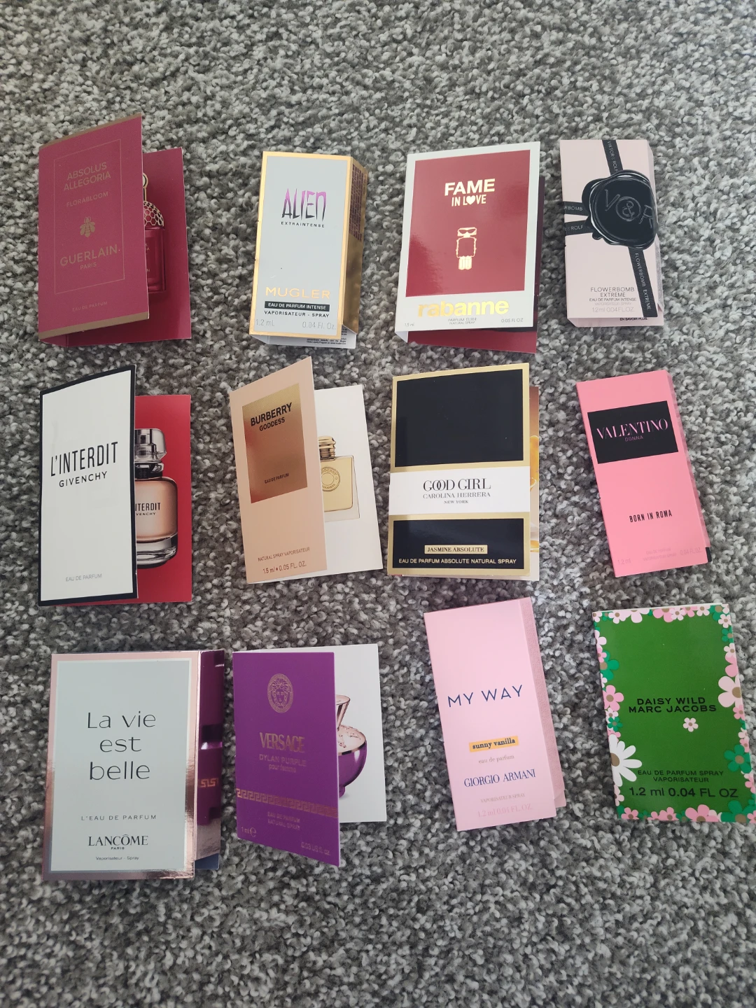 BN perfume sample lot for women