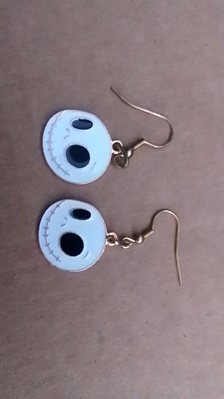 Handmade Beaded Necklaces and Jack Skellington Earrings