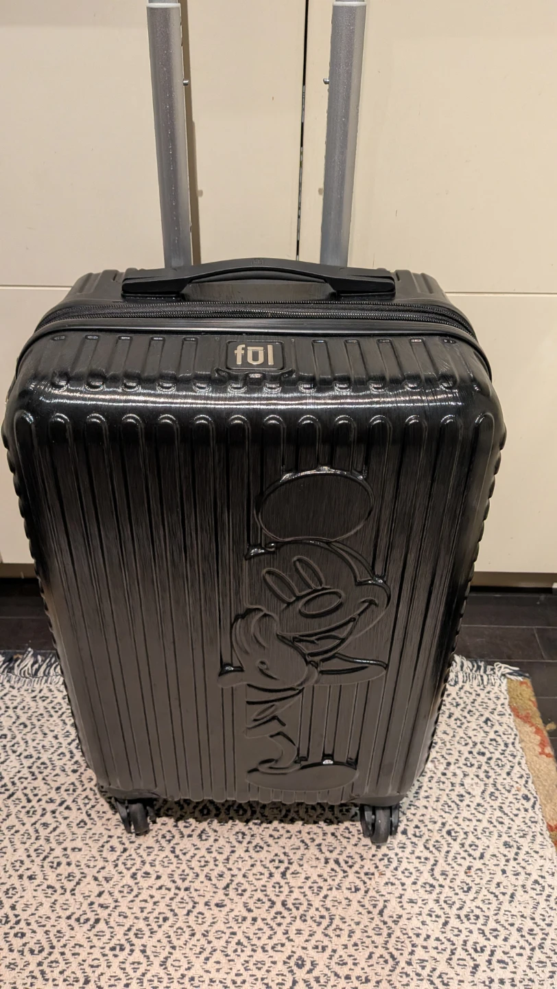 Black Disney Mickey Mouse FUL Luggage
