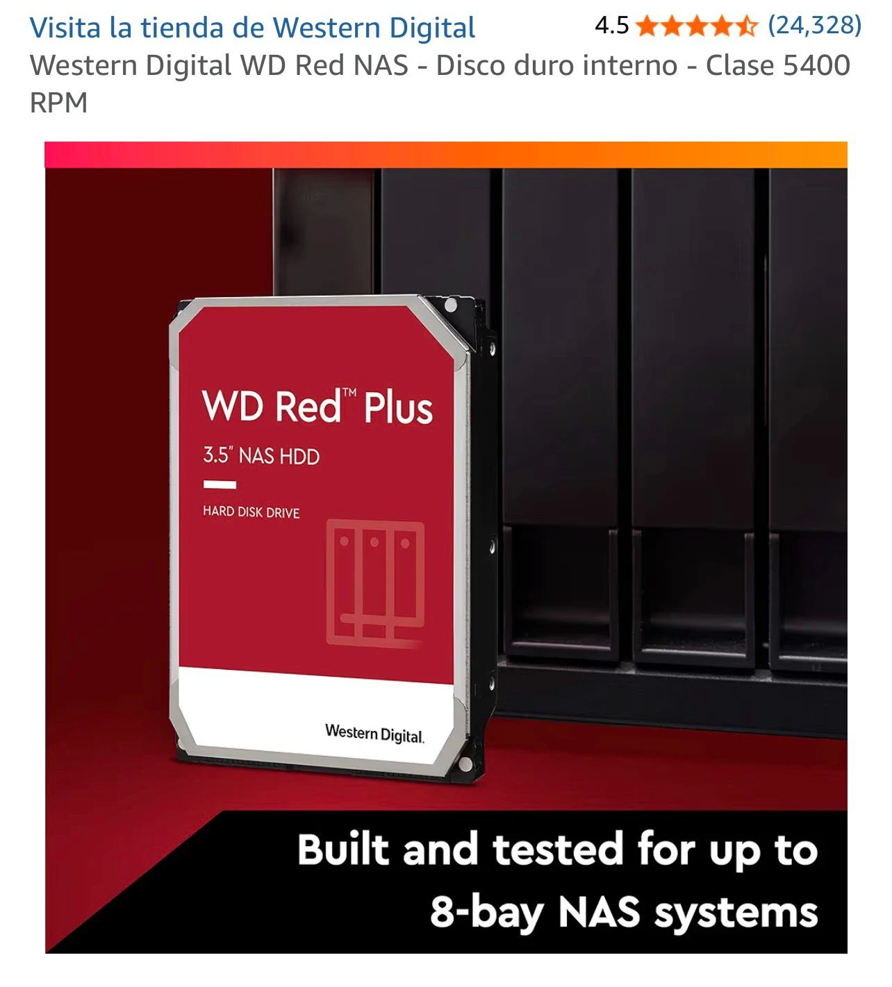 WD Red Plus 12TB 3.5" NAS HDD - photo 2