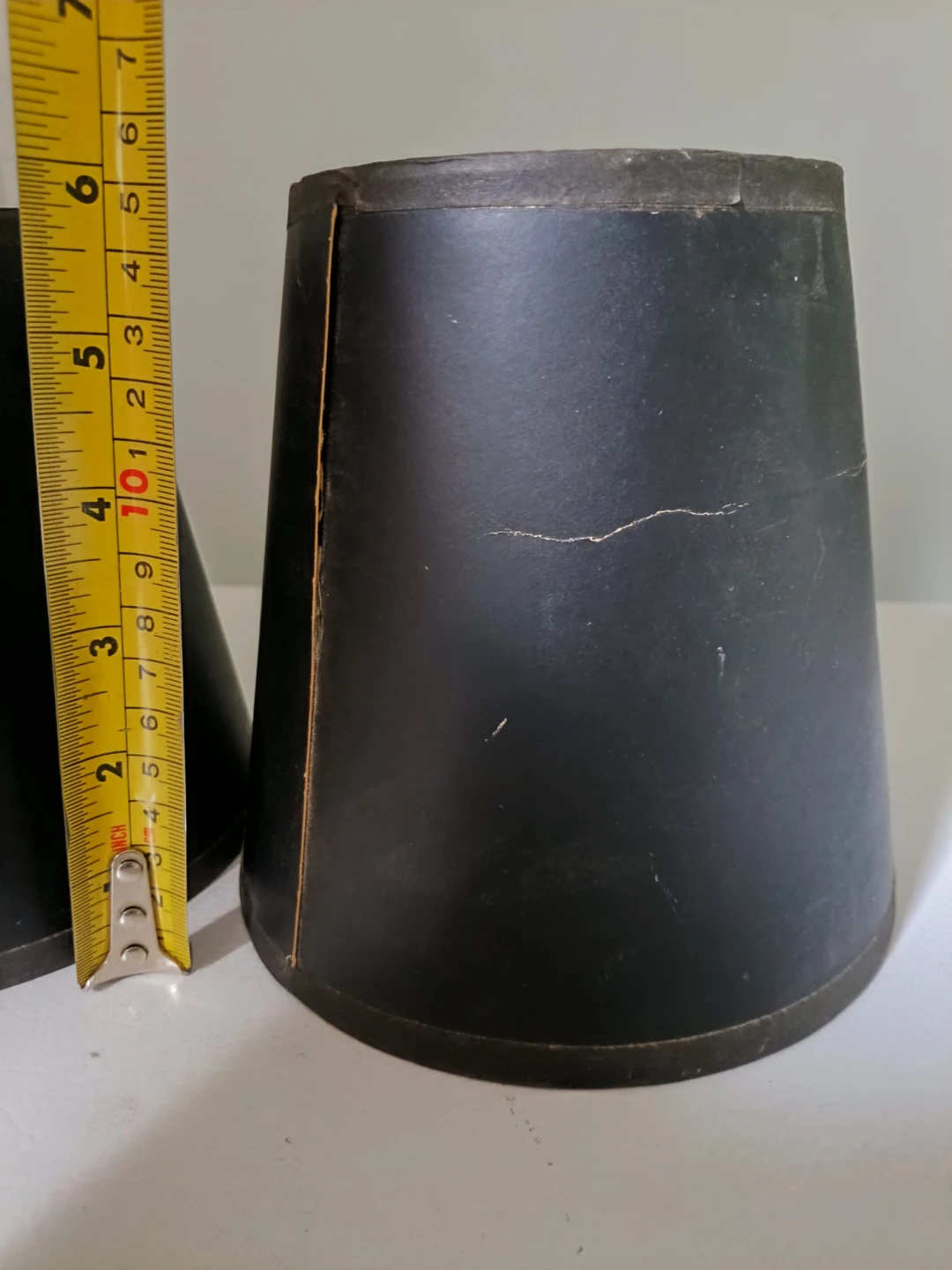 Two black and gold light shades - photo 4