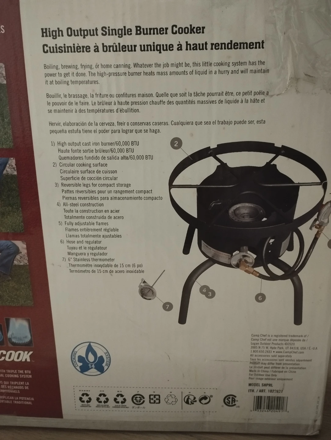 Camp Chef High Output Single Burner Propane Stove - photo 5