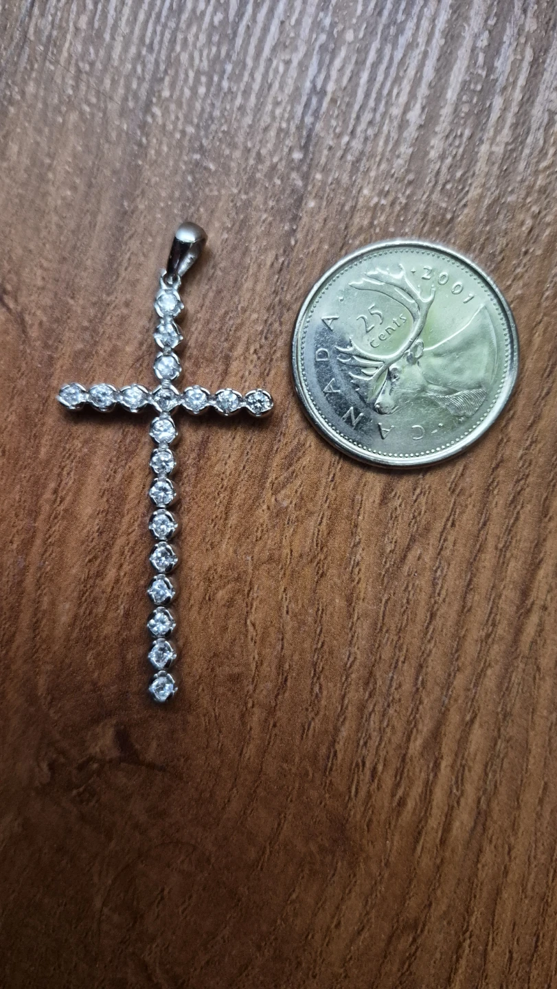 925 Sterling Silver Cross Pendant ⚽️ - photo 2