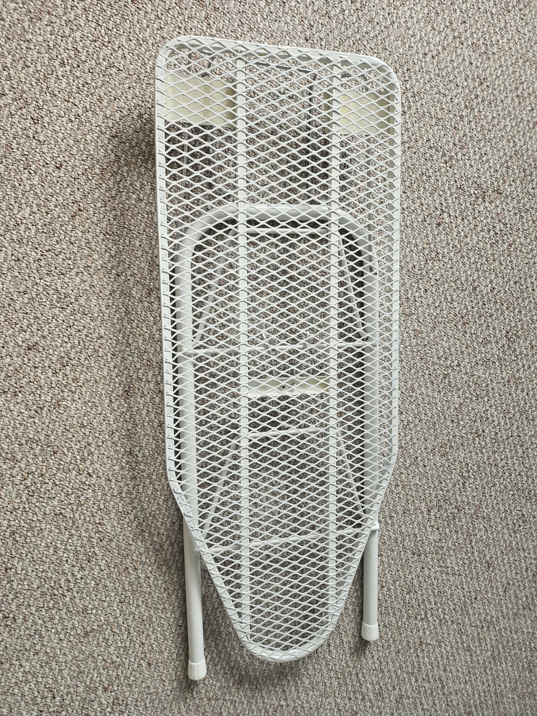 White Metal Mesh Ironing Board