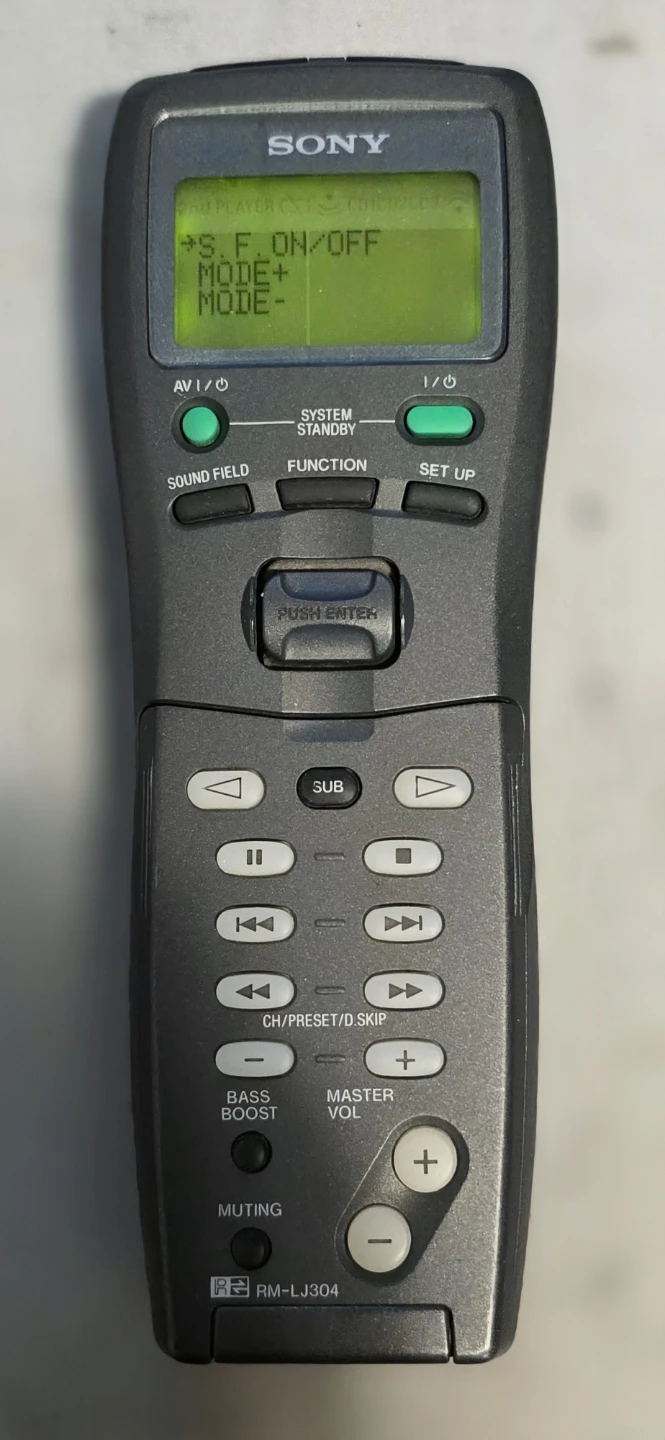 Sony RM-LJ304 Universal Remote Control - photo 4