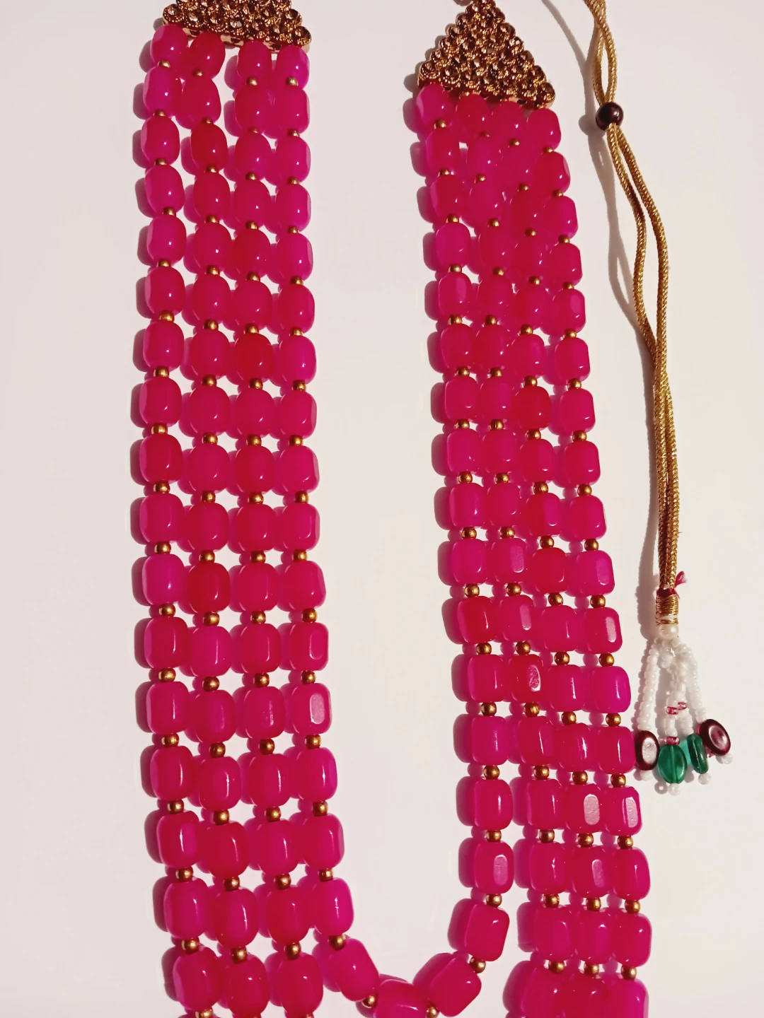 Gorgeous Pink Long Beaded Necklace - photo 5