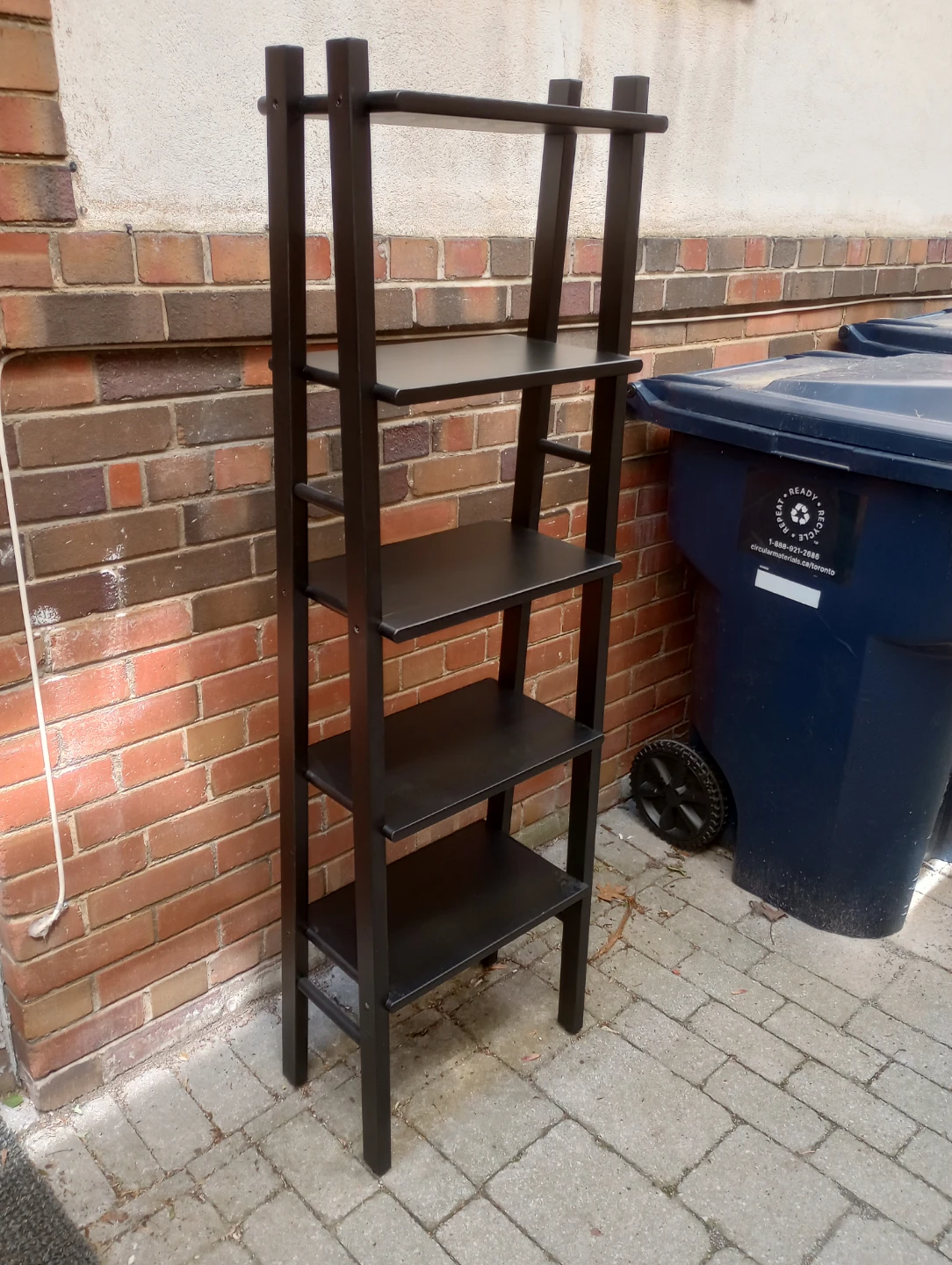 Ikea Vilto Solid Wood Ladder Shelf