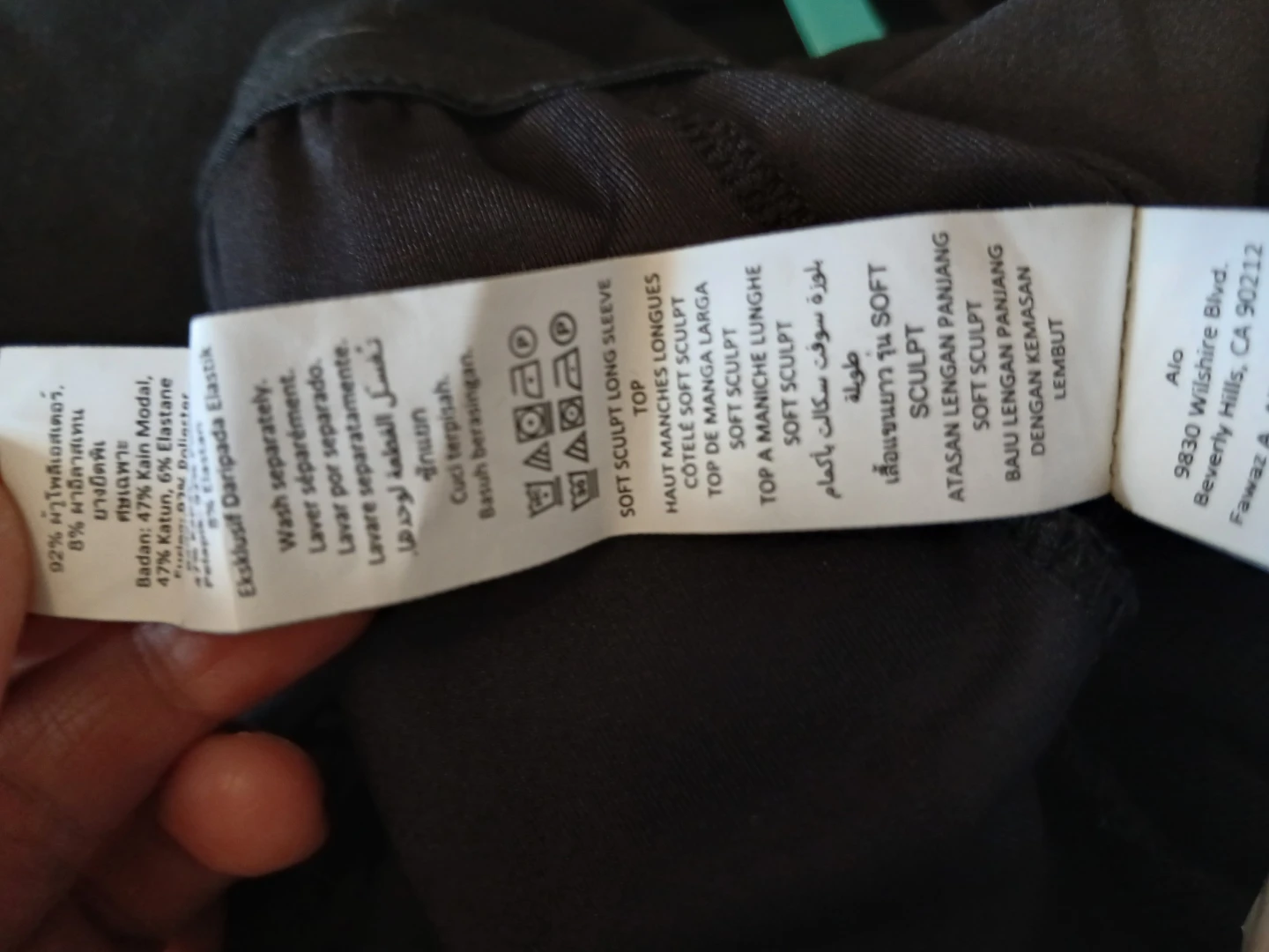 Alo Soft Sculpt Long Sleeve Top Size XS - photo 5