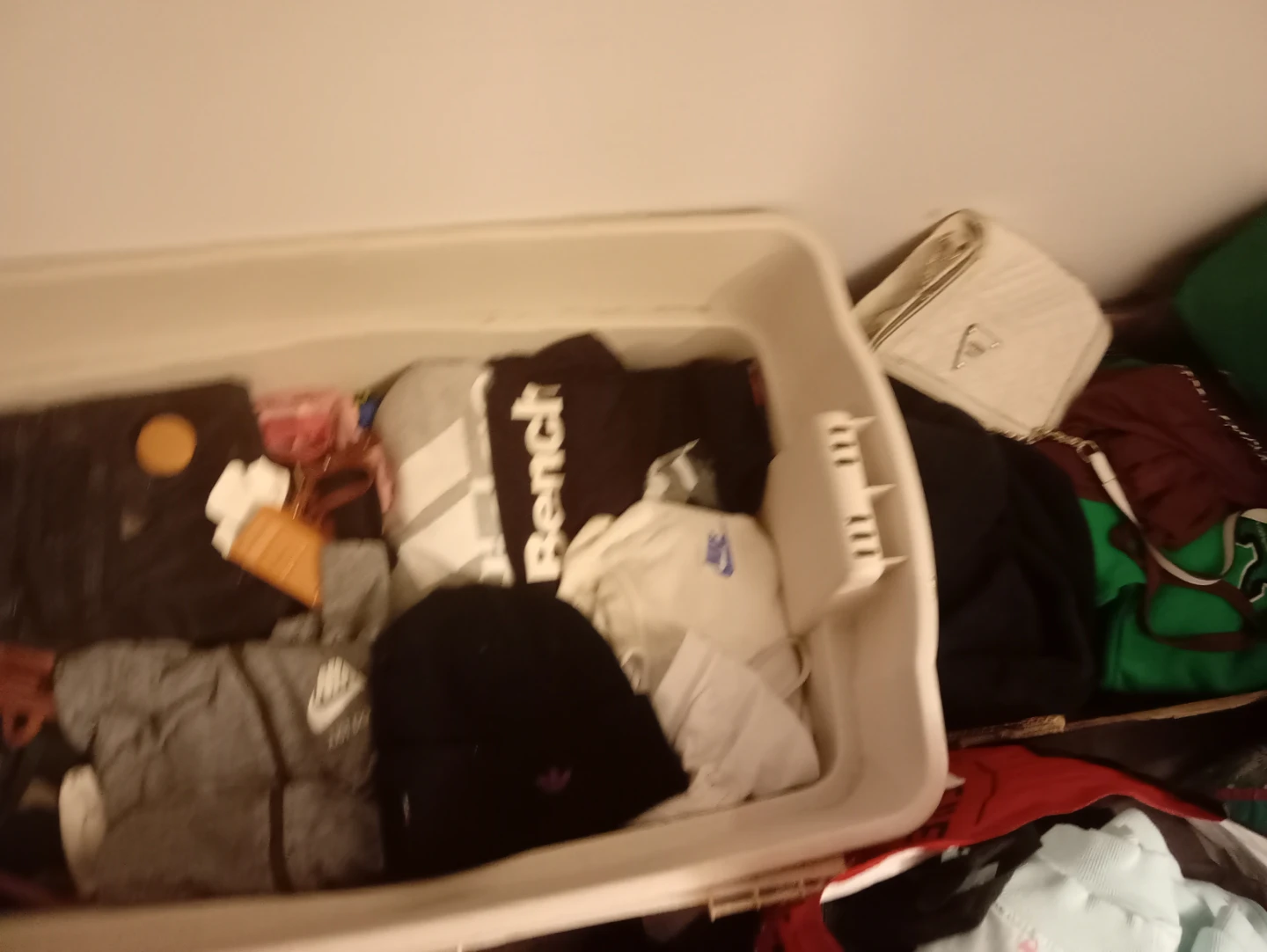large Bench, Nike, and Adidas clothing bundle