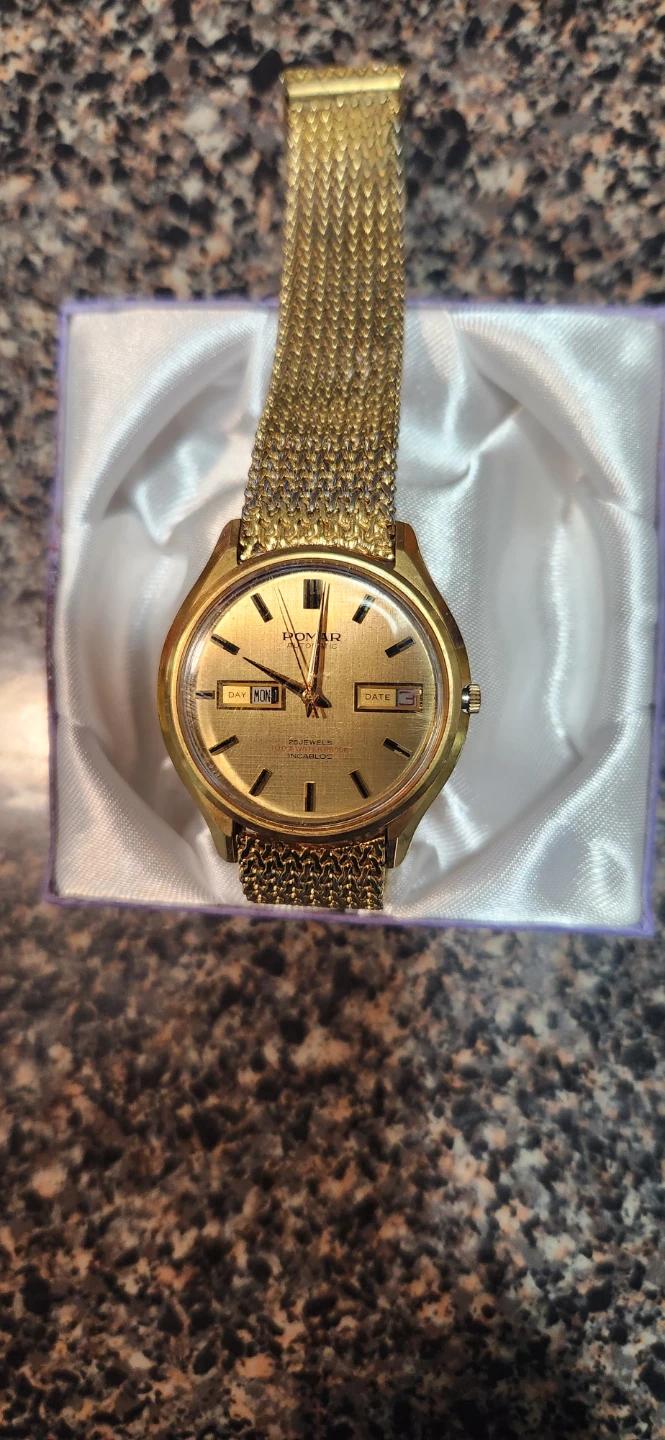 PONAR automatic day/date watch
