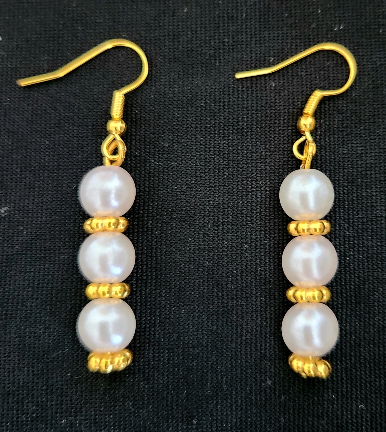 Handmade Beaded Earrings - photo 2