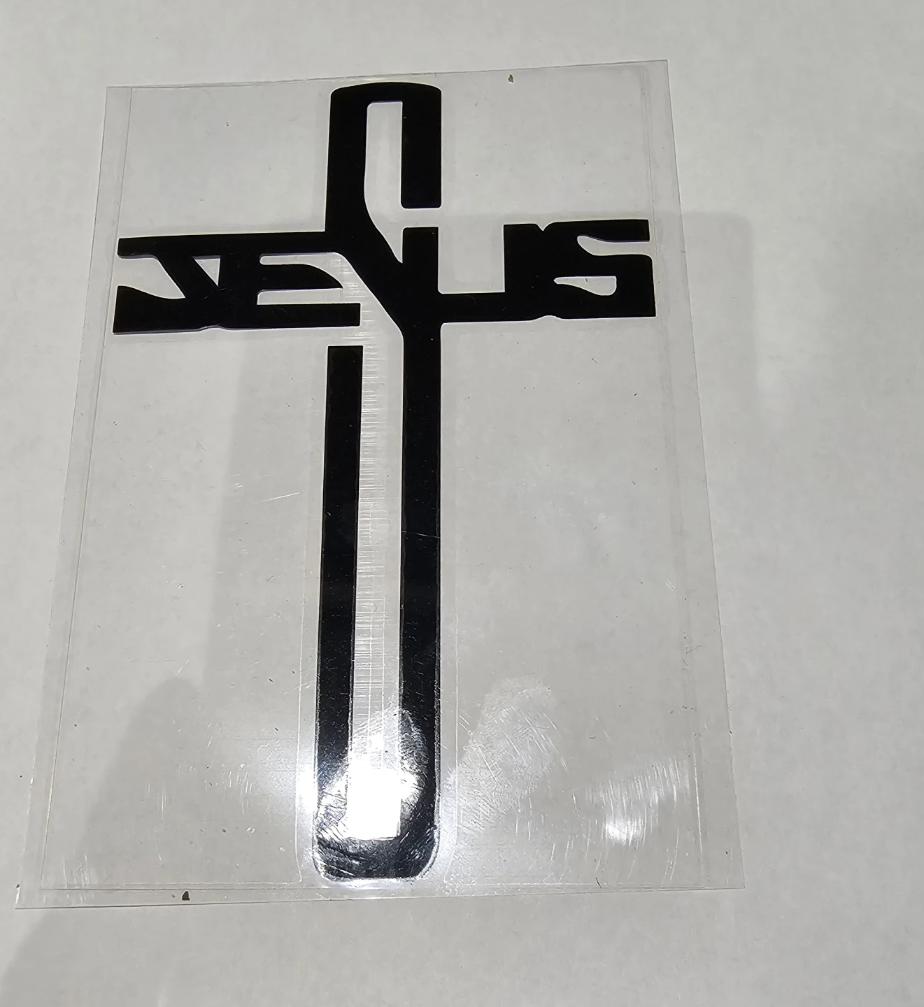Jesus Cross Decal Sticker - photo 2