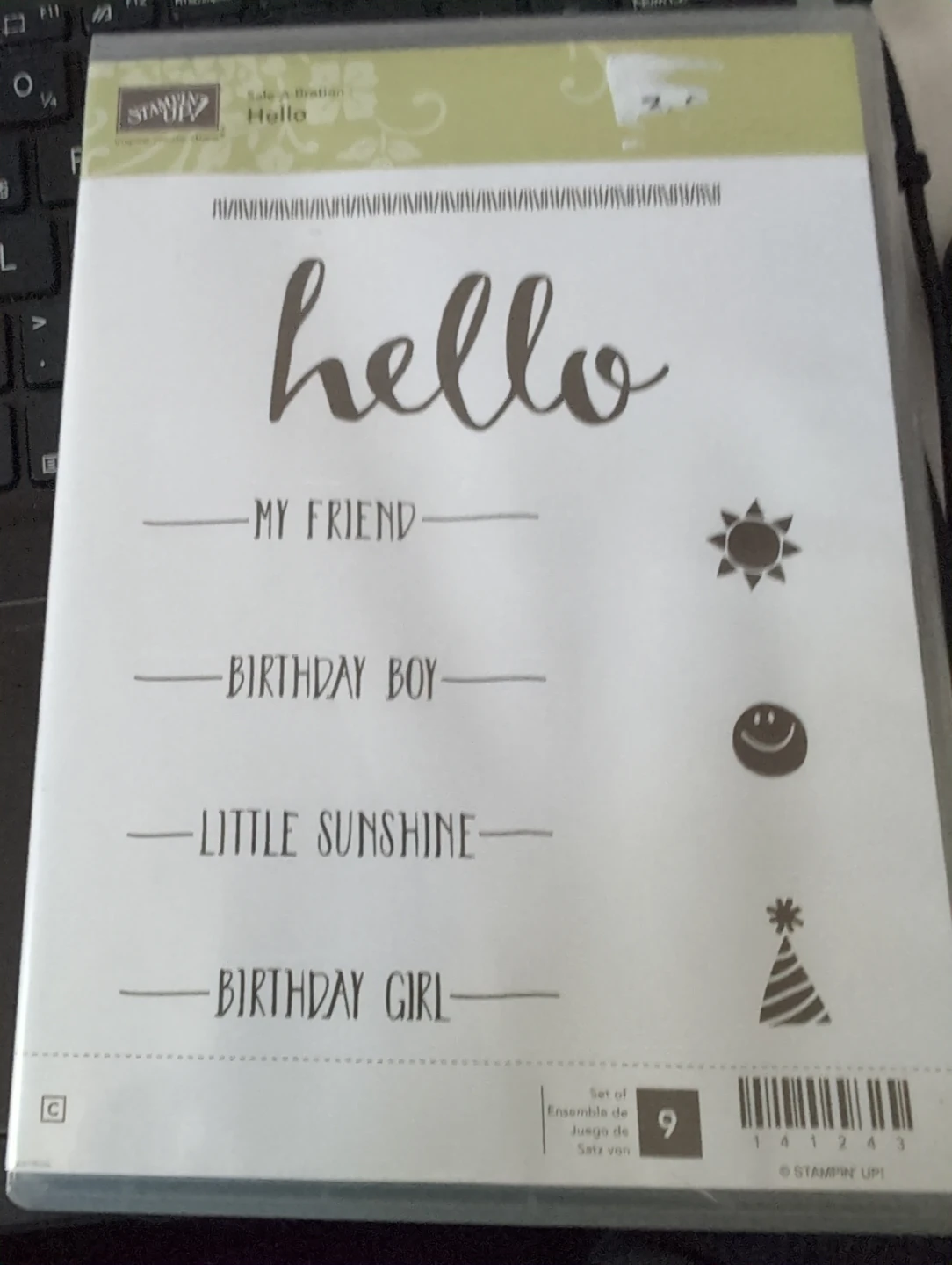 Stampin' Up! Hello Stamp Set