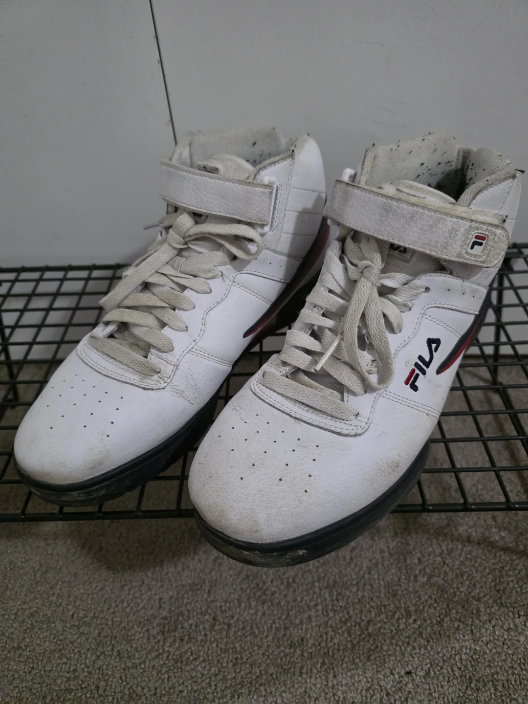 Fila F-13 Logo High Top Sneakers