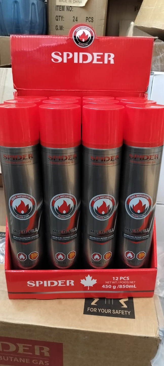 Spider Premium Butane 850ml