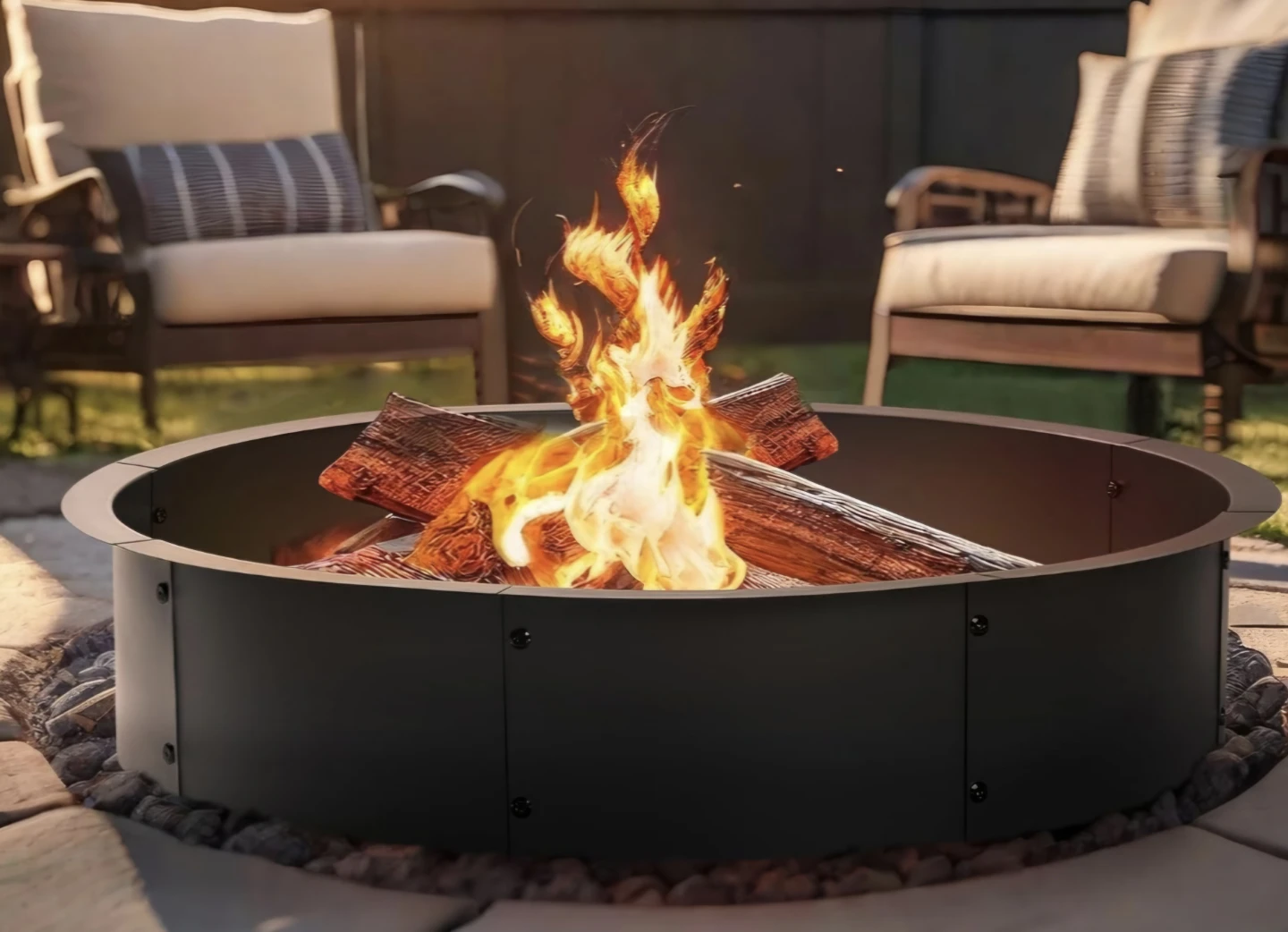 Large Fire Pit Ring insert, 39in