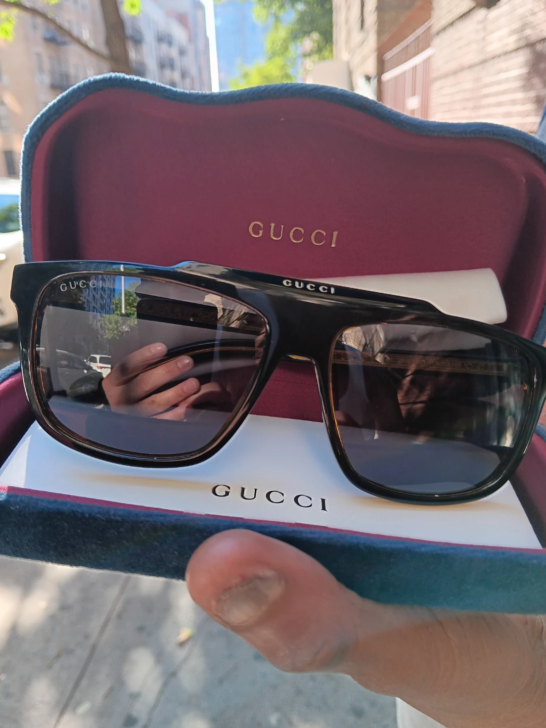 Gucci Sunglasses with Case
