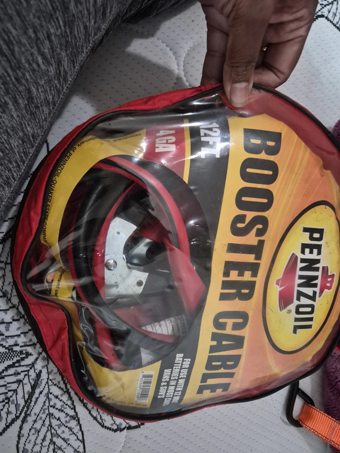 Pennzoil Booster Cables 12 ft 4 Gauge