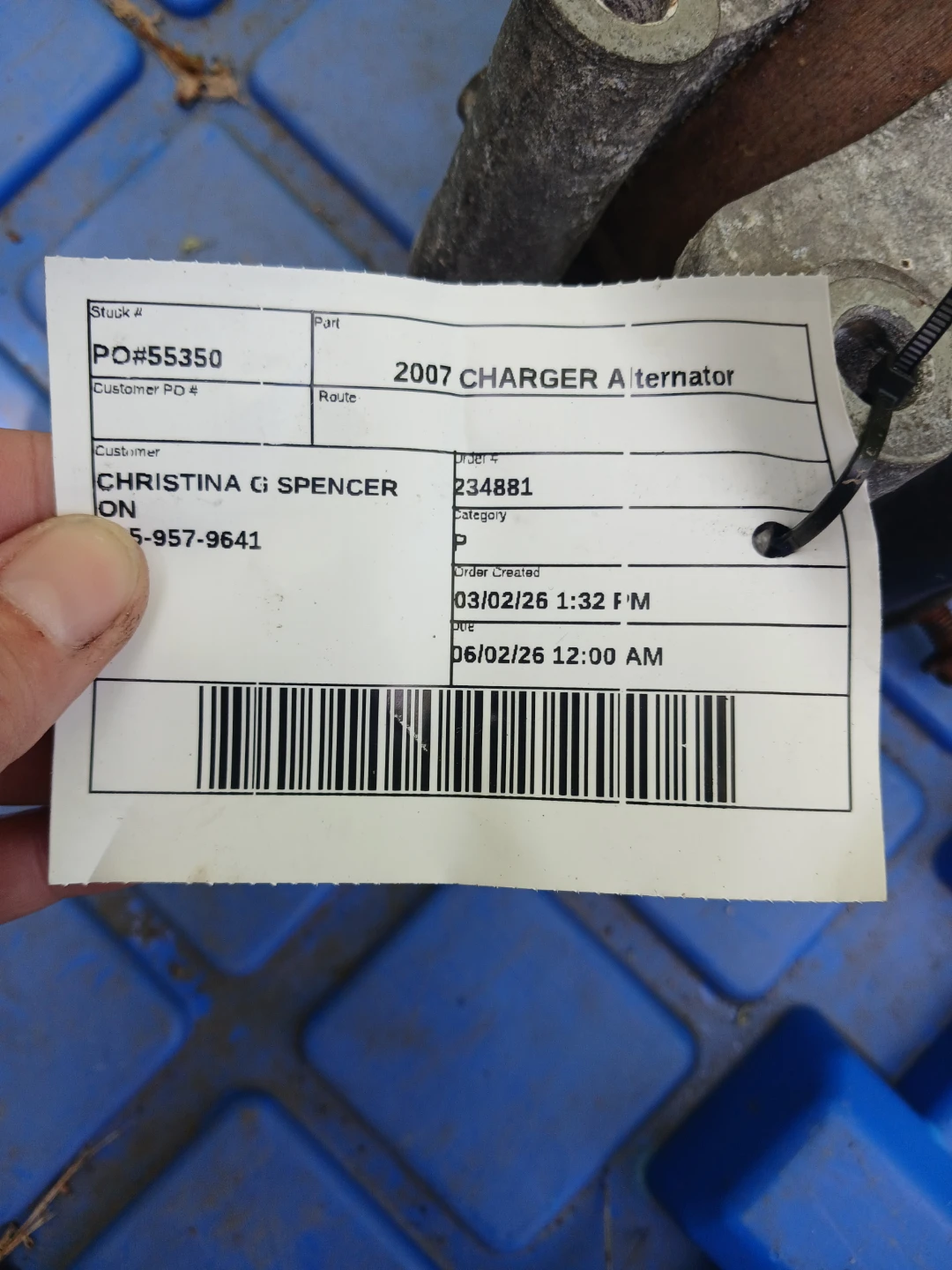 2007 Dodge Charger Alternator - photo 2