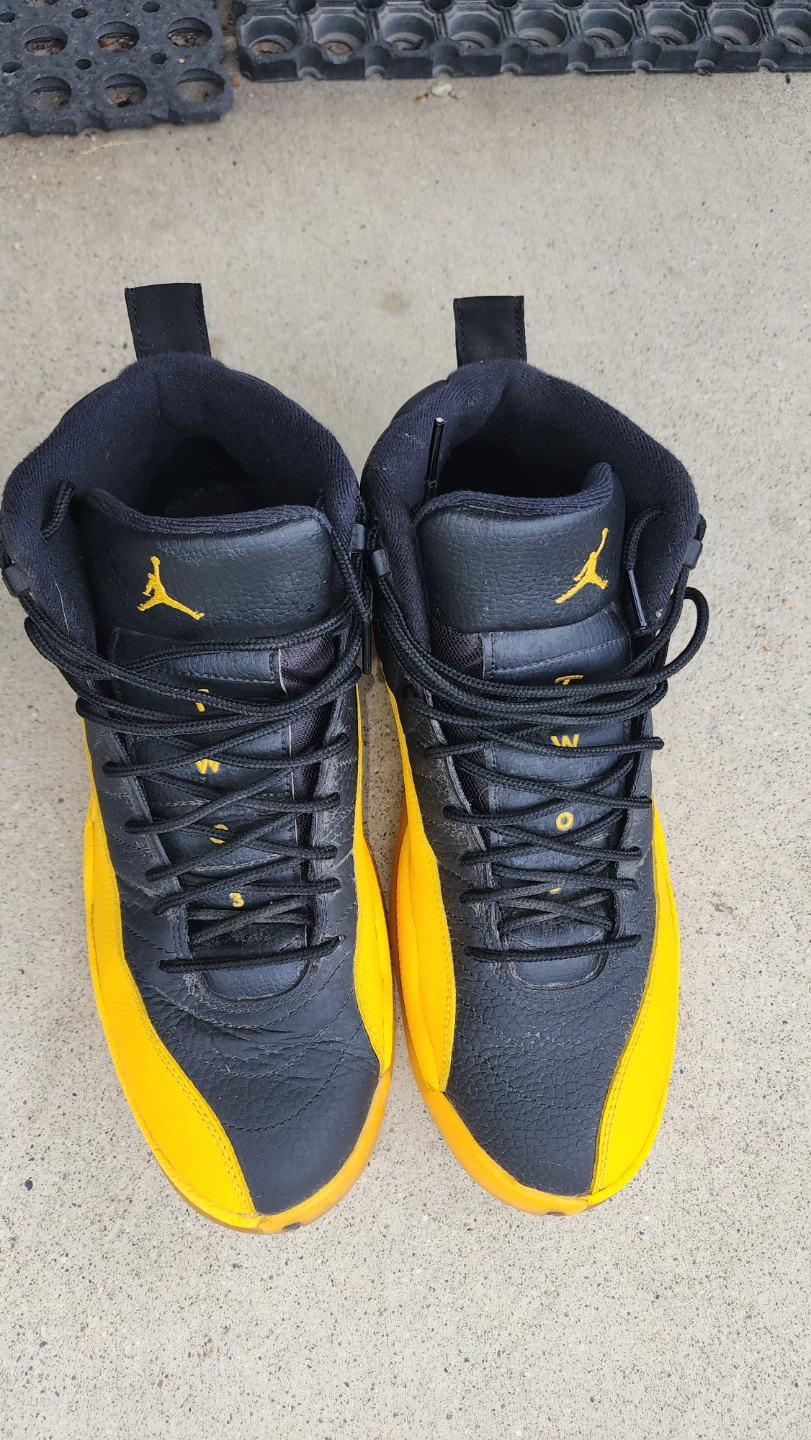 Jordan 12 "Taxi" High Top Sneakers