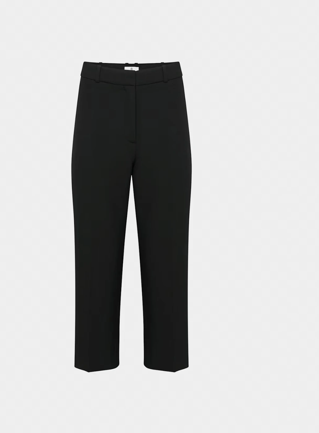 Aritzia Babaton Black Wide-Leg Cropped Pants
