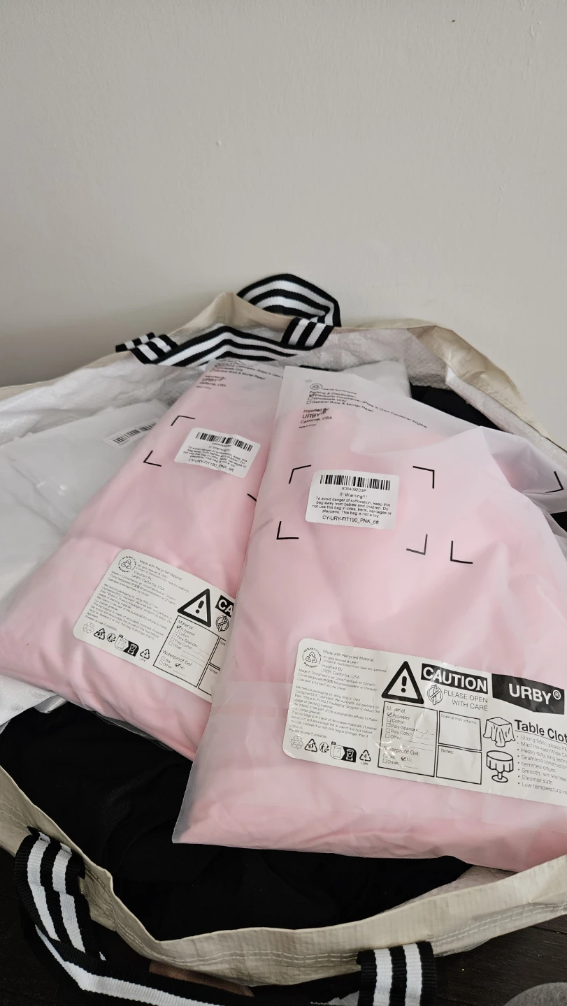 Table Cloths - Pink, White, Black
