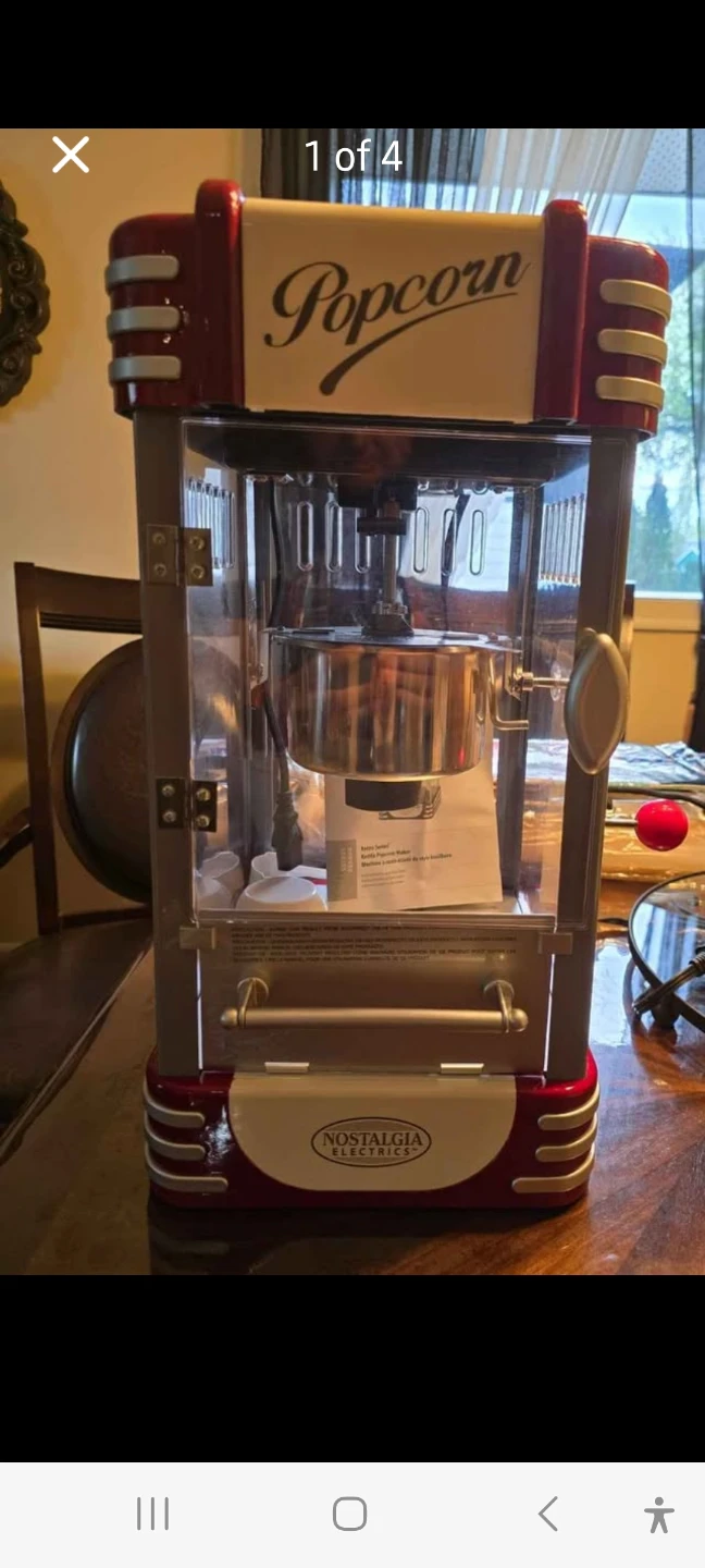 Nostalgia Retro Popcorn Machine