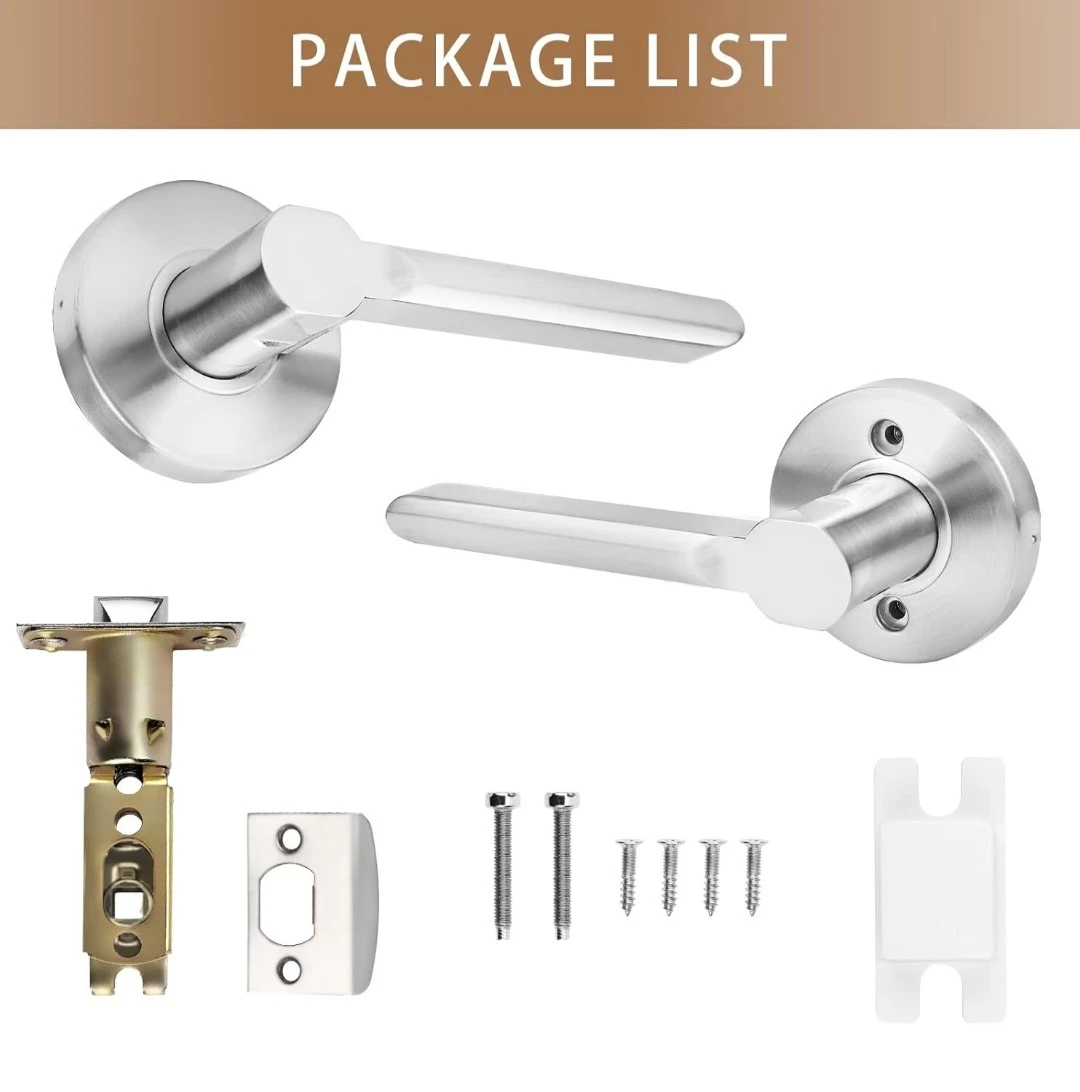 Gobrido 6 Pack Passage Door Lever Set - photo 3