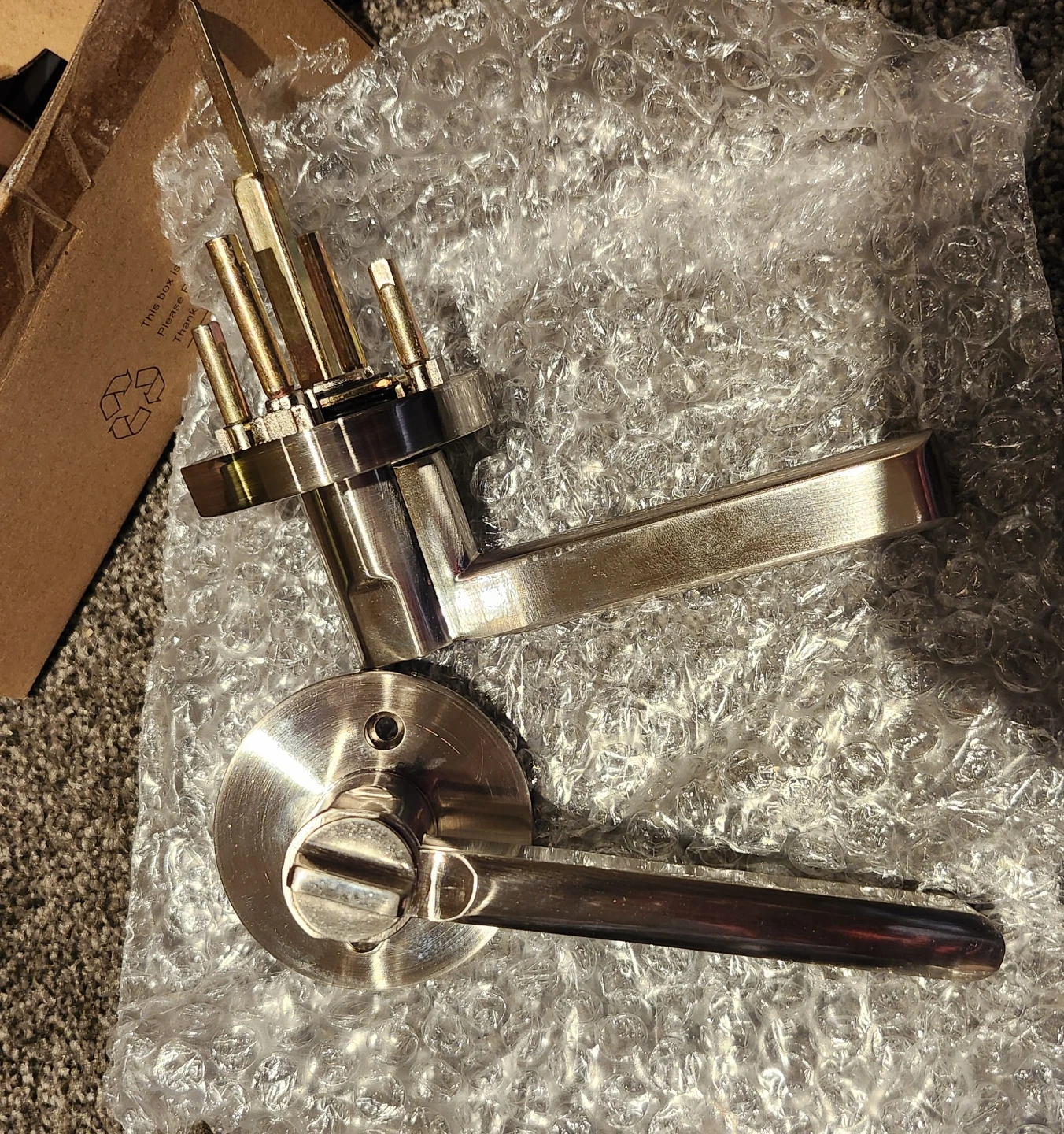 Gobrido 6 Pack Passage Door Lever Set - photo 4