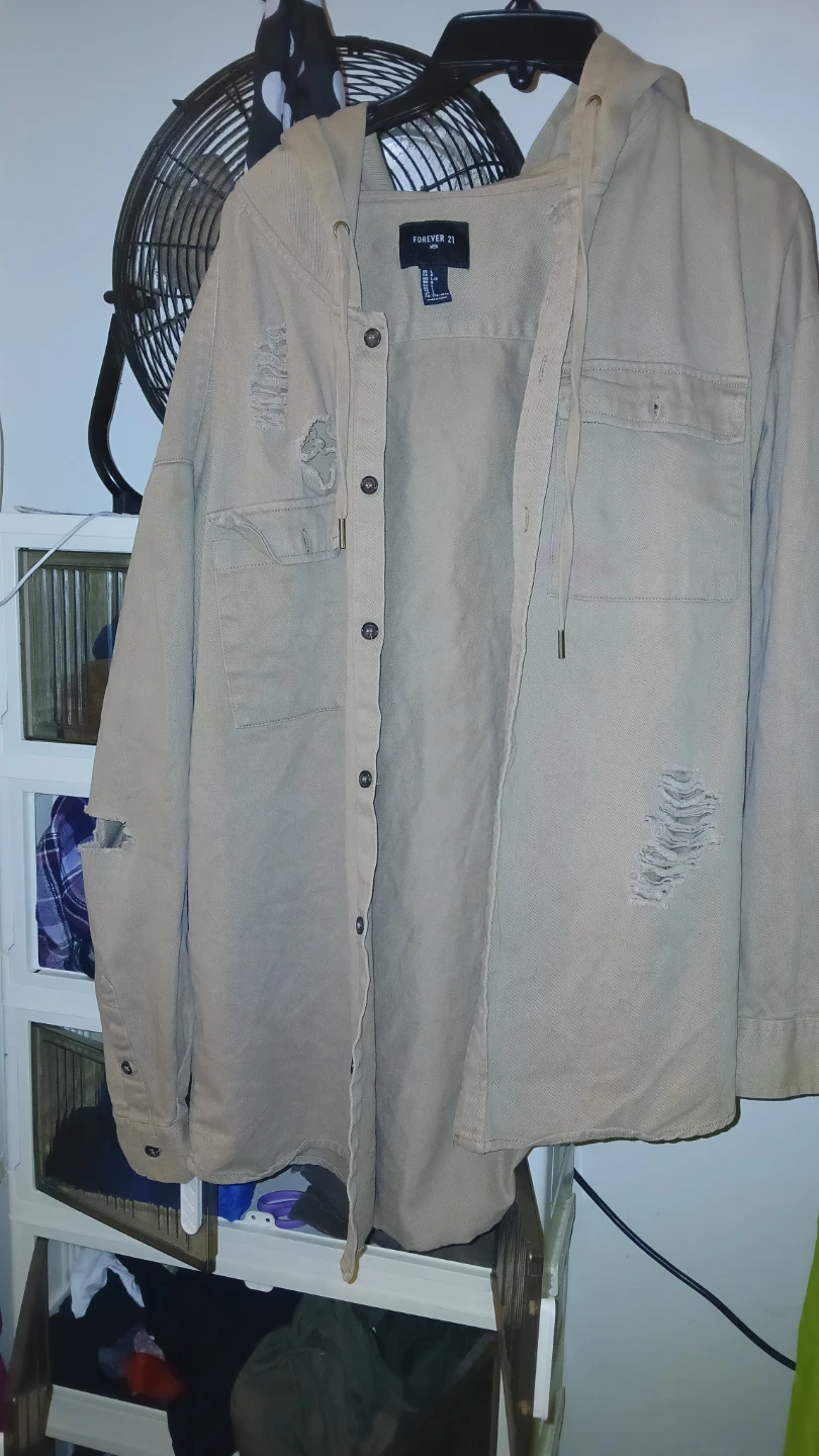 Men's /unisex jean jacket size large