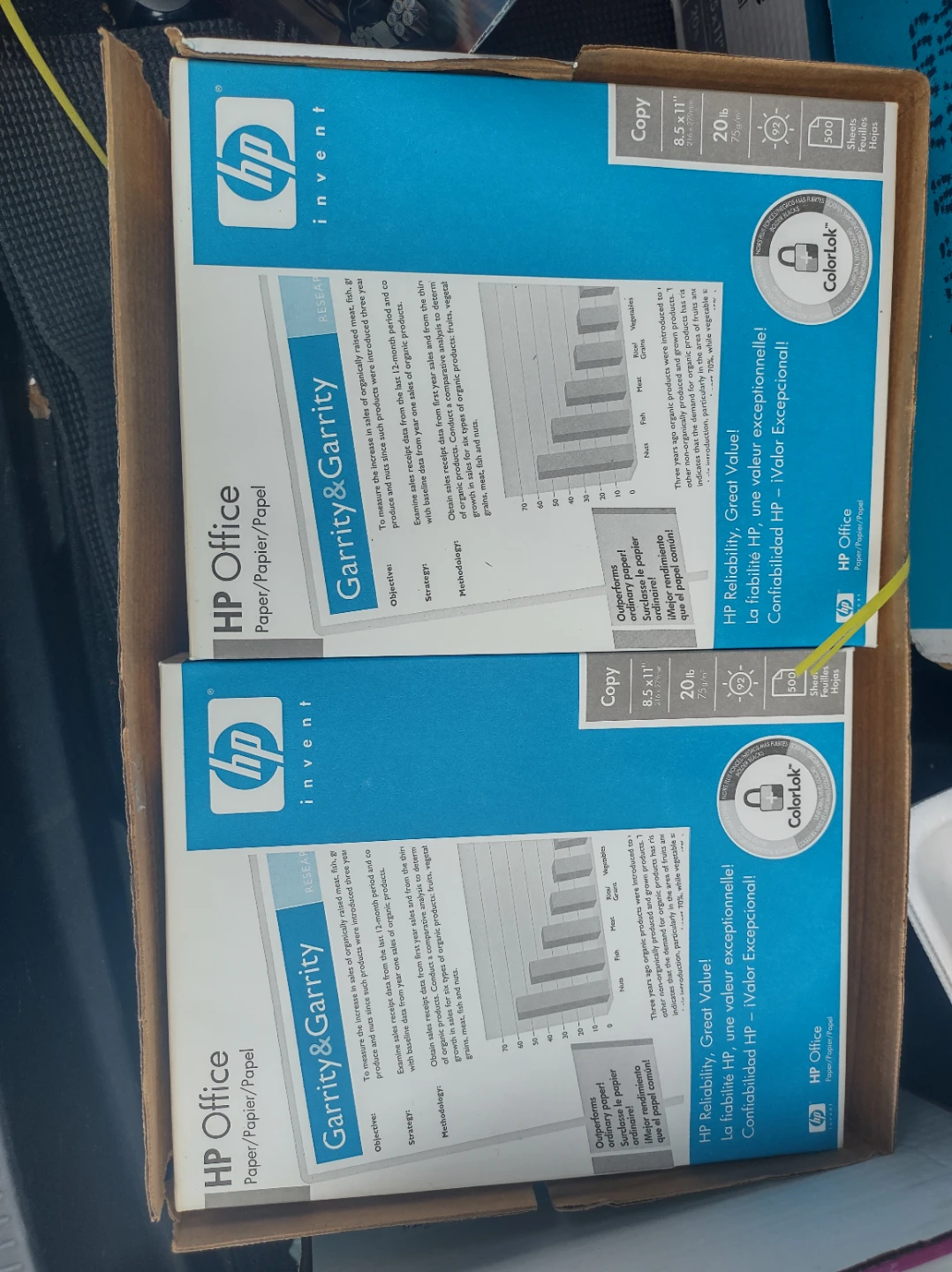 HP Office Printer Paper - 8.5" x 11" - 5000 Sheets