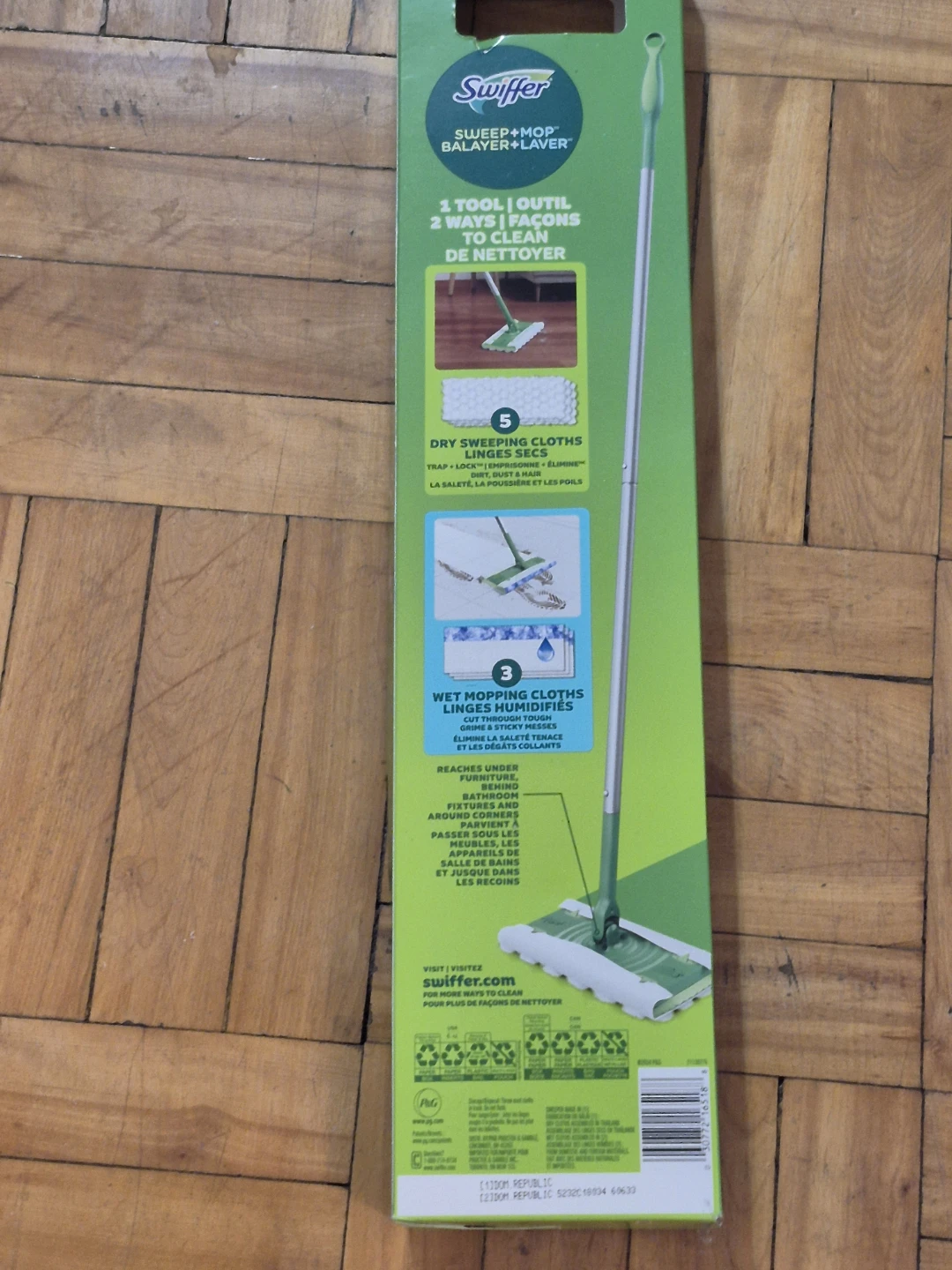 BNIB)Swiffer Sweep+Mop Starter Kit - photo 2