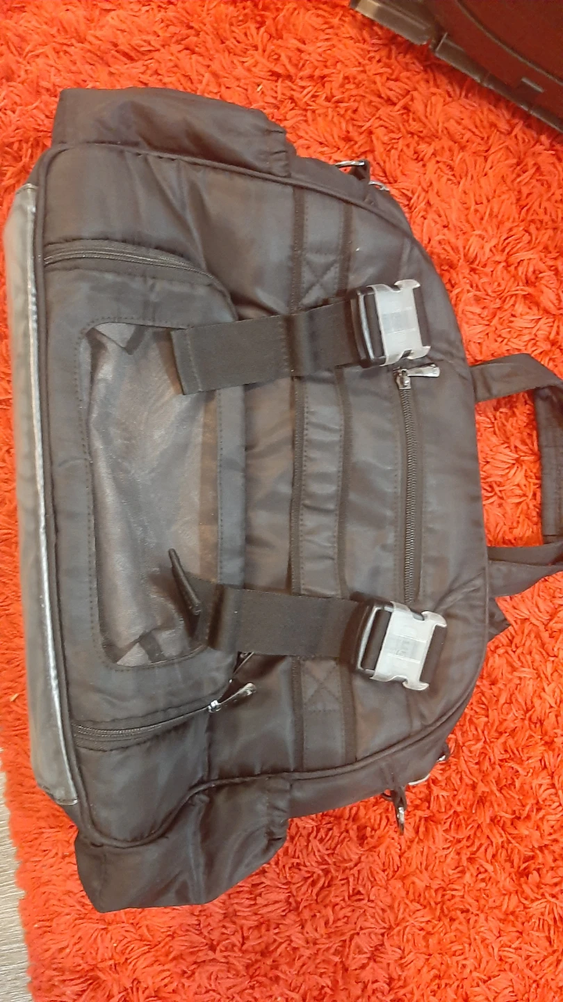 Lug Black Nylon Shoulder Bag - photo 5