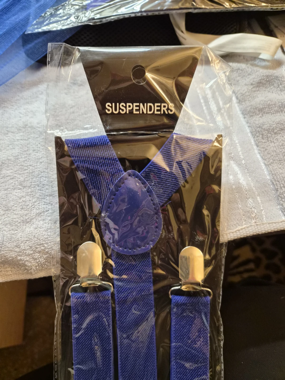 Blue Suspenders - Pack of 2