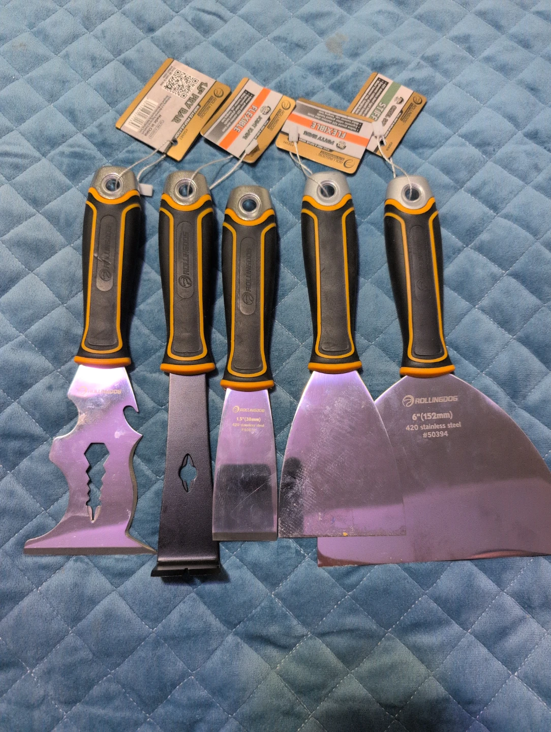 Rollingdog 5-Piece Putty Knife Set - photo 3