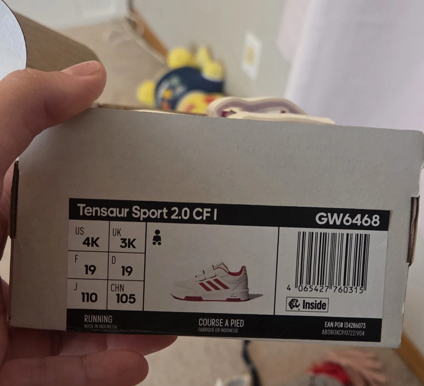 Adidas Tensaur Sport 2.0 CF Infants Shoes GW6468 - photo 2